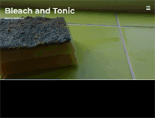 Tablet Screenshot of bleachandtonic.com